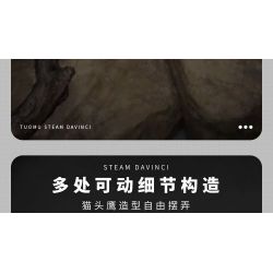 TAKUKI T7003 7003 non  HƠI NƯỚC DA VINCI CÚ bộ đồ chơi xếp lắp ráp ghép mô hình STEAM DAVINCI