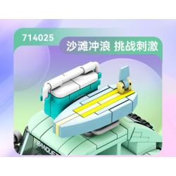 SEMBO 714024 non  THẾ GIỚI XE SANG THỎ HỒNG bộ đồ chơi xếp lắp ráp ghép mô hình Racers Đua Tốc Độ 333 khối