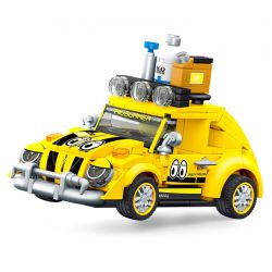 SEMBO 714027 non  THẾ GIỚI XE SANG NHỮNG CUỘC PHIÊU LƯU HOANG DÃ bộ đồ chơi xếp lắp ráp ghép mô hình Racers Đua Tốc Độ 338 khối