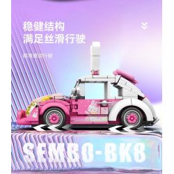 SEMBO 714027 non  THẾ GIỚI XE SANG NHỮNG CUỘC PHIÊU LƯU HOANG DÃ bộ đồ chơi xếp lắp ráp ghép mô hình Racers Đua Tốc Độ 338 khối