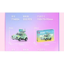 SEMBO 714027 non  THẾ GIỚI XE SANG NHỮNG CUỘC PHIÊU LƯU HOANG DÃ bộ đồ chơi xếp lắp ráp ghép mô hình Racers Đua Tốc Độ 338 khối