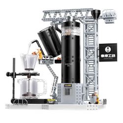 PANTASY 11021 non  XƯỞNG CÀ PHÊ TAIMO bộ đồ chơi xếp lắp ráp ghép mô hình Creator TIMEMORE Sáng Tạo 1000 khối