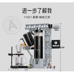 PANTASY 11021 non  XƯỞNG CÀ PHÊ TAIMO bộ đồ chơi xếp lắp ráp ghép mô hình Creator TIMEMORE Sáng Tạo 1000 khối