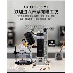 PANTASY 11021 non  XƯỞNG CÀ PHÊ TAIMO bộ đồ chơi xếp lắp ráp ghép mô hình Creator TIMEMORE Sáng Tạo 1000 khối