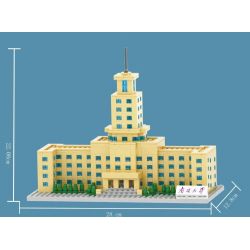NANKAI UNIVERSITY 3124 non  TÒA NHÀ CHÍNH CỦA ĐẠI HỌC NANKAI bộ đồ chơi xếp lắp ráp ghép mô hình Creator Sáng Tạo 1099 khối