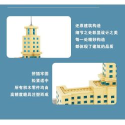 NANKAI UNIVERSITY 3124 non  TÒA NHÀ CHÍNH CỦA ĐẠI HỌC NANKAI bộ đồ chơi xếp lắp ráp ghép mô hình Creator Sáng Tạo 1099 khối