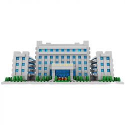 NANKAI UNIVERSITY 3124 non  TÒA NHÀ HÓA HỌC ĐẠI NANKAI bộ đồ chơi xếp lắp ráp ghép mô hình Creator Sáng Tạo 1000 khối