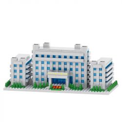 NANKAI UNIVERSITY 3124 non  TÒA NHÀ HÓA HỌC ĐẠI NANKAI bộ đồ chơi xếp lắp ráp ghép mô hình Creator Sáng Tạo 1000 khối