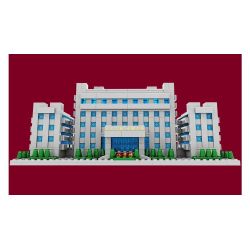 NANKAI UNIVERSITY 3124 non  TÒA NHÀ HÓA HỌC ĐẠI NANKAI bộ đồ chơi xếp lắp ráp ghép mô hình Creator Sáng Tạo 1000 khối