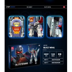 JIESTAR 58047 non  TIA SÉT bộ đồ chơi xếp lắp ráp ghép mô hình Movie & Game BLITZWING Phim Và Trò Chơi 1448 khối