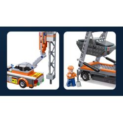 JIESTAR 51027 non  XE ĐẨY MŨI KHOAN bộ đồ chơi xếp lắp ráp ghép mô hình City CITY GLOBAL Thành Phố 272 khối