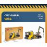 JIESTAR 51029 non  XE TRỤ bộ đồ chơi xếp lắp ráp ghép mô hình City CITY GLOBAL Thành Phố 259 khối