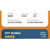 JIESTAR 51029 non  XE TRỤ bộ đồ chơi xếp lắp ráp ghép mô hình City CITY GLOBAL Thành Phố 259 khối