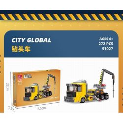 JIESTAR 51030 non  TÀU VẬN CHUYỂN bộ đồ chơi xếp lắp ráp ghép mô hình City CITY GLOBAL Thành Phố 267 khối