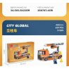 JIESTAR 51030 non  TÀU VẬN CHUYỂN bộ đồ chơi xếp lắp ráp ghép mô hình City CITY GLOBAL Thành Phố 267 khối
