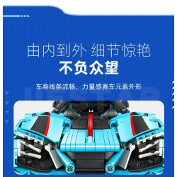 JIESTAR 58108 non  XE THỂ THAO HONGQI S9 tỷ lệ 1:14 bộ đồ chơi xếp lắp ráp ghép mô hình  Kỹ Thuật Công Nghệ Cao Mô Hình Phương Tiện 1626 khối