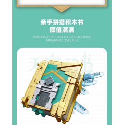 JIESTAR 58102 non  CUỐN SÁCH BẦU TRỜI bộ đồ chơi xếp lắp ráp ghép mô hình Movie & Game Phim Và Trò Chơi 897 khối