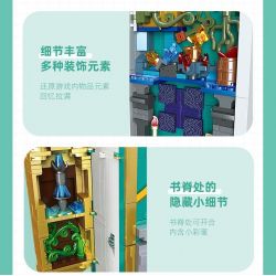 JIESTAR 58102 non  CUỐN SÁCH BẦU TRỜI bộ đồ chơi xếp lắp ráp ghép mô hình Movie & Game Phim Và Trò Chơi 897 khối