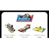 JIESTAR 58103 non  XE DU LỊCH F1 8 TỔ HỢP bộ đồ chơi xếp lắp ráp ghép mô hình Racers FORMULA 1 Đua Tốc Độ 862 khối