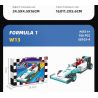 JIESTAR 58103 non  XE DU LỊCH F1 8 TỔ HỢP bộ đồ chơi xếp lắp ráp ghép mô hình Racers FORMULA 1 Đua Tốc Độ 862 khối