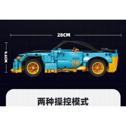 JIESTAR 58096 non  XE THỂ THAO CHEVROLET CORVETTE bộ đồ chơi xếp lắp ráp ghép mô hình Racers Đua Tốc Độ 608 khối