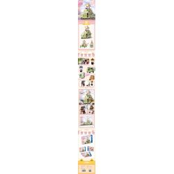 ZHEGAO 663005 non  XE CÀ PHÊ MÈO bộ đồ chơi xếp lắp ráp ghép mô hình STAR COFFEE CAR 1424 khối