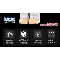 WANGAO 188017 GẤU CƠ KHÍ STREET FIGHTER 400% bộ đồ chơi xếp lắp ráp ghép mô hình