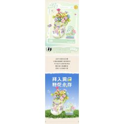 LOZ 1350 CẢM HỨNG XUẤT HIỆN CÁ SẤU HOA bộ đồ chơi xếp lắp ráp ghép mô hình Creator Sáng Tạo 1040 khối