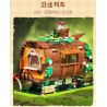 CADA DOUBLEE C66031 66031 TÀU RỪNG bộ đồ chơi xếp lắp ráp ghép mô hình FOREST TRAIN 748 khối