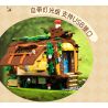 CADA DOUBLEE C66031 66031 TÀU RỪNG bộ đồ chơi xếp lắp ráp ghép mô hình FOREST TRAIN 748 khối