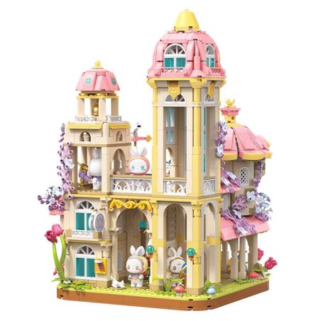 TOP TOY TC2019 2019 KHU RỪNG BÍ MẬT EMMA LÂU ĐÀI TRONG MƠ bộ đồ chơi xếp lắp ráp ghép mô hình 1500 khối