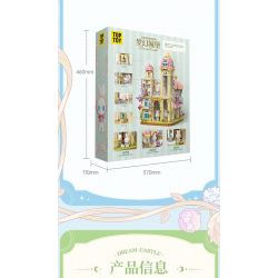 TOP TOY TC2019 2019 KHU RỪNG BÍ MẬT EMMA LÂU ĐÀI TRONG MƠ bộ đồ chơi xếp lắp ráp ghép mô hình 1500 khối