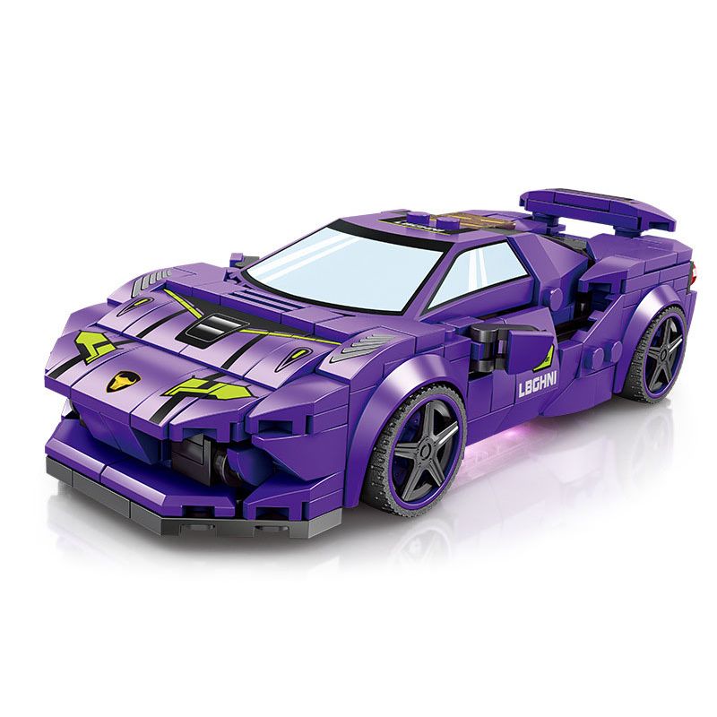 Kazi KY6116 6116 DỰ ÁN XE SANG SIÊU ZINIU VÀ KÉO bộ đồ chơi xếp lắp ráp ghép mô hình Speed Champions Racing Cars Đua Xe Công Thức 281 khối