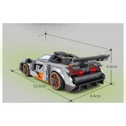 Kazi KY6119 6119 DỰ ÁN XE HƠI NỔI TIẾNG SIÊU KÉO KAILUN SENNA bộ đồ chơi xếp lắp ráp ghép mô hình Speed Champions Racing Cars Đua Xe Công Thức 291 khối