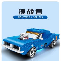 Kazi KY6120 6120 DỰ ÁN XE HƠI NỔI TIẾNG THỂ THAO CHALLENGER bộ đồ chơi xếp lắp ráp ghép mô hình Speed Champions Racing Cars Đua Xe Công Thức 317 khối
