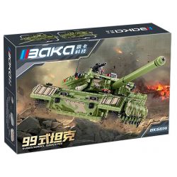 BAKA TECHNOLOGY BK6614 6614 XE TĂNG CHIẾN ĐẤU CHỦ LỰC KIỂU 99 bộ đồ chơi xếp lắp ráp ghép mô hình Technic Kỹ Thuật Công Nghệ Cao Mô Hình Phương Tiện 1534 khối