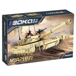 BAKA TECHNOLOGY BK6617 6617 XE TĂNG M1A2 bộ đồ chơi xếp lắp ráp ghép mô hình Technic Kỹ Thuật Công Nghệ Cao Mô Hình Phương Tiện 1582 khối
