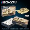BAKA TECHNOLOGY BK6617 6617 XE TĂNG M1A2 bộ đồ chơi xếp lắp ráp ghép mô hình Technic Kỹ Thuật Công Nghệ Cao Mô Hình Phương Tiện 1582 khối