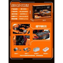 BAKA TECHNOLOGY BK6801 6801 XE THỂ THAO PORSCHE 911 bộ đồ chơi xếp lắp ráp ghép mô hình Technic Kỹ Thuật Công Nghệ Cao Mô Hình Phương Tiện 1032 khối