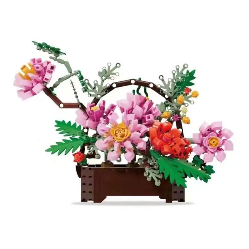 Kazi KY81116 81116 NGÔN NGỮ CỦA CÁC LOÀI HOA NHỊP ĐIỆU MÙA XUÂN bộ đồ chơi xếp lắp ráp ghép mô hình Creator Sáng Tạo 507 khối