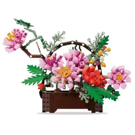 Kazi KY81116 81116 NGÔN NGỮ CỦA CÁC LOÀI HOA NHỊP ĐIỆU MÙA XUÂN bộ đồ chơi xếp lắp ráp ghép mô hình Creator Sáng Tạo 507 khối