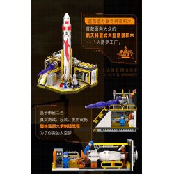 PANTASY 11023 MŨI TÊN XANH·NHÀ MÁY GIẤC MƠ LỬA bộ đồ chơi xếp lắp ráp ghép mô hình City LAND YOUR DREAM IN SPACE Thành Phố 1300 khối