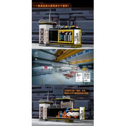 PANTASY 11023 MŨI TÊN XANH·NHÀ MÁY GIẤC MƠ LỬA bộ đồ chơi xếp lắp ráp ghép mô hình City LAND YOUR DREAM IN SPACE Thành Phố 1300 khối