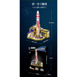 PANTASY 11023 MŨI TÊN XANH·NHÀ MÁY GIẤC MƠ LỬA bộ đồ chơi xếp lắp ráp ghép mô hình City LAND YOUR DREAM IN SPACE Thành Phố 1300 khối