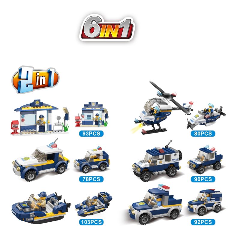 IBLOCK PL-920-20 920-20 PL920-20 STAR MERRY SM603 non  LOẠT CẢNH SÁT bộ đồ chơi xếp lắp ráp ghép mô hình City CITY POLICE Thành Phố