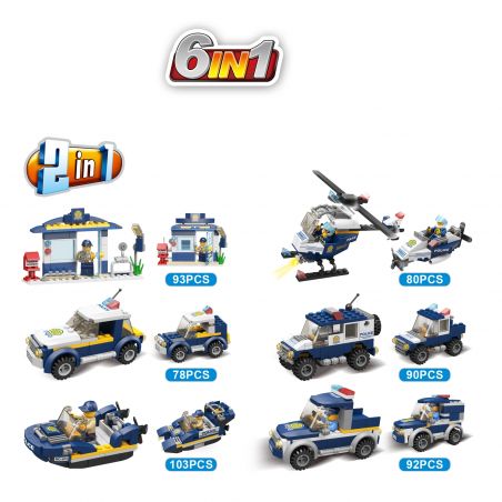 IBLOCK PL-920-20 920-20 PL920-20 STAR MERRY SM603 non  LOẠT CẢNH SÁT bộ đồ chơi xếp lắp ráp ghép mô hình City CITY POLICE Thành Phố