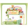 SEMBO 608073 KHU MA THUẬT TUYỆT VỜI CỦA LULU PIG NHÀ HÀNG BURGER bộ đồ chơi xếp lắp ráp ghép mô hình 444 khối