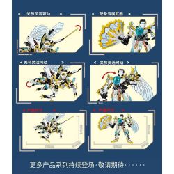 LE YI 62016 CƠ GIÁP BẠCH THIÊN LONG CỦA GIA CÁT LƯỢNG bộ đồ chơi xếp lắp ráp ghép mô hình 621 khối