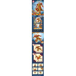 LE YI 62017 HẦU VƯƠNG CƠ KHÍ KỲ LÂN bộ đồ chơi xếp lắp ráp ghép mô hình 636 khối