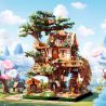 ZHEGAO 612010 NHÀ TRÊN CÂY bộ đồ chơi xếp lắp ráp ghép mô hình Creator TREEHOUSE Sáng Tạo 3196 khối